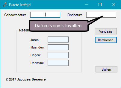 Einddatum = datum vonnis Einddatum = datum vonnis
